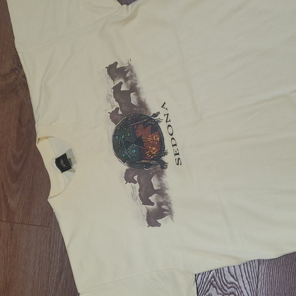 VINTAGE SINGLE STITCH PRAIRIE MOUNTAIN SEDONA tshirt.    #5216